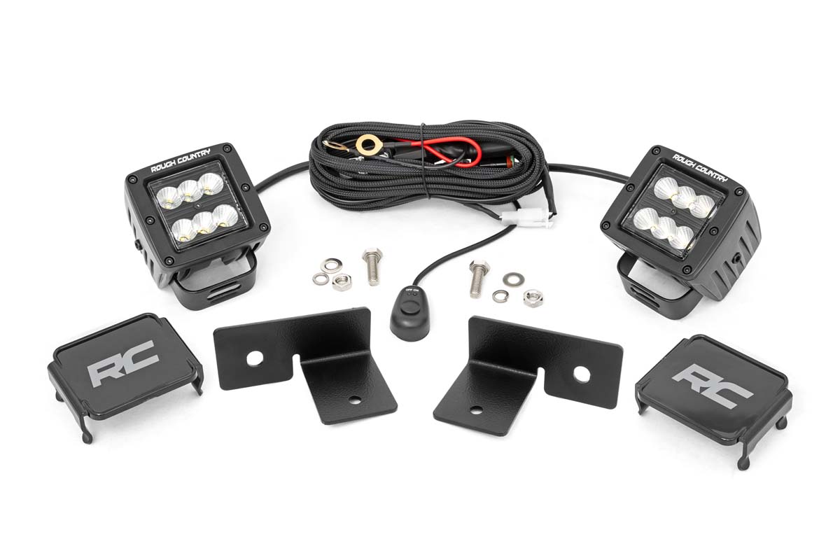 Polaris General 1000 EPS LED Light Kit - Under Bed - Rough Country - 2